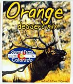 Orange Dessert Fruit Dip Mix