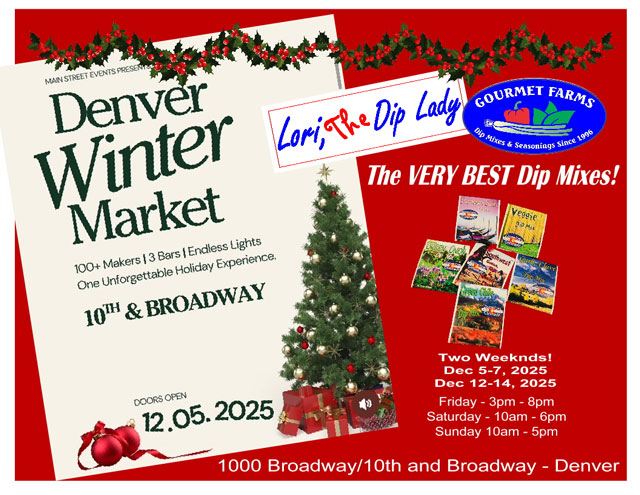2025 Denver Winter Market - 2 weekends: Dec 5th - 7th & Dec 12th - 14th at the DEnver Sports Castle