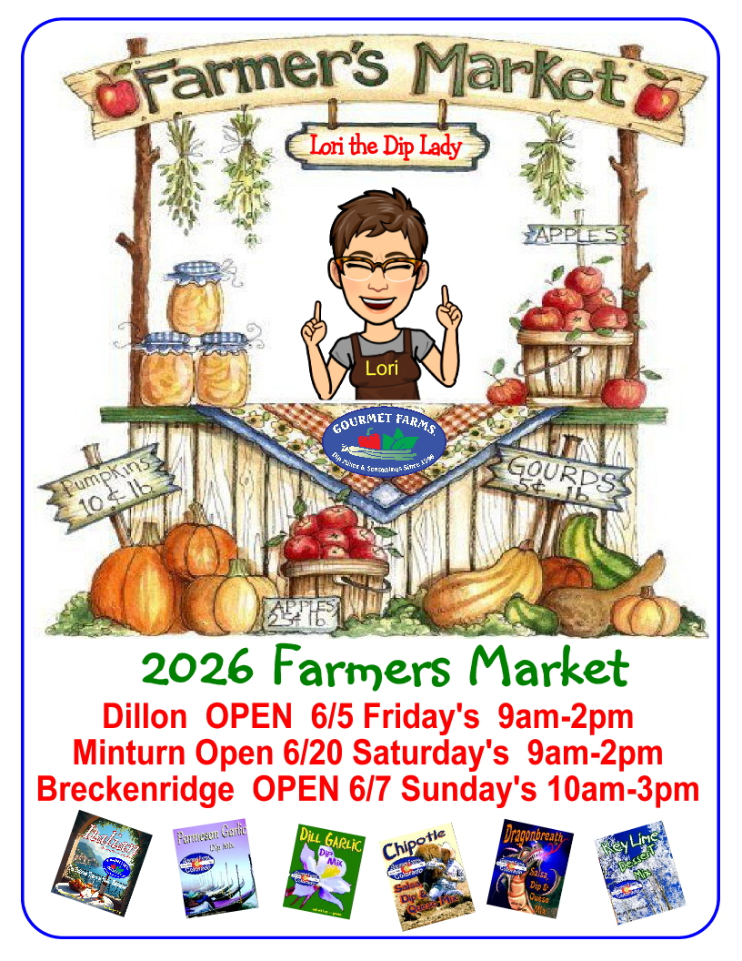 June 2026 Mountain Farmers Markets with Lori the Dip Lady