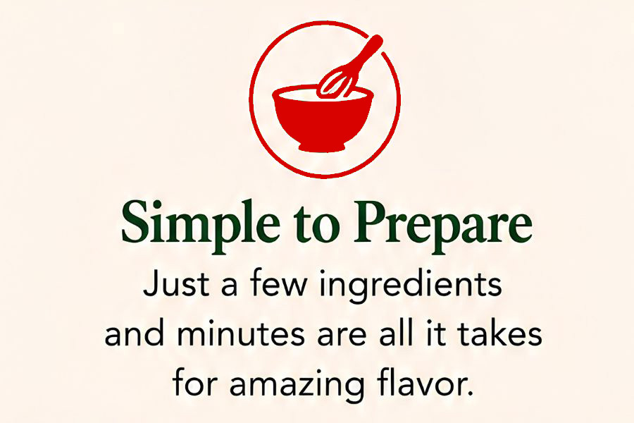 Simple to prepare icon