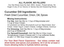 Green Onion Dip Mixing Instructions Sub image