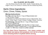 Green Onion Dip Mixing Instructions Sub image