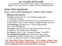 Green Onion Dip Mixing Instructions Sub image
